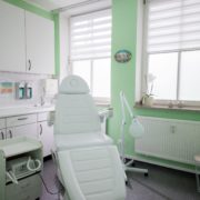 Fußpflege- und Kosmetikraum in der Praxis Orthopädie am St. Lambertiplatz in Lüneburg.
